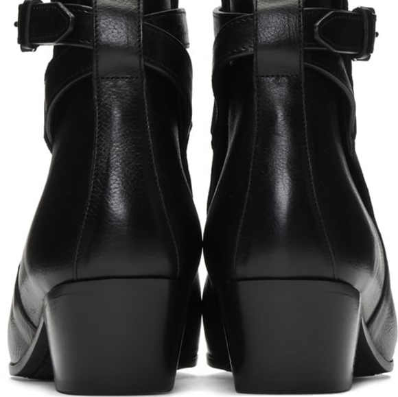 AUTHENTIC YSL Black Wyatt Jodhpur Boots - Picture 6 of 15